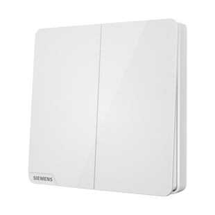 西门子插座开关面板 皓彩雅白/深灰银86型五孔插座带USB开关插座