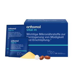 德国Orthomol奥适宝男士复合营养男性维生素保健品维生素C冲剂