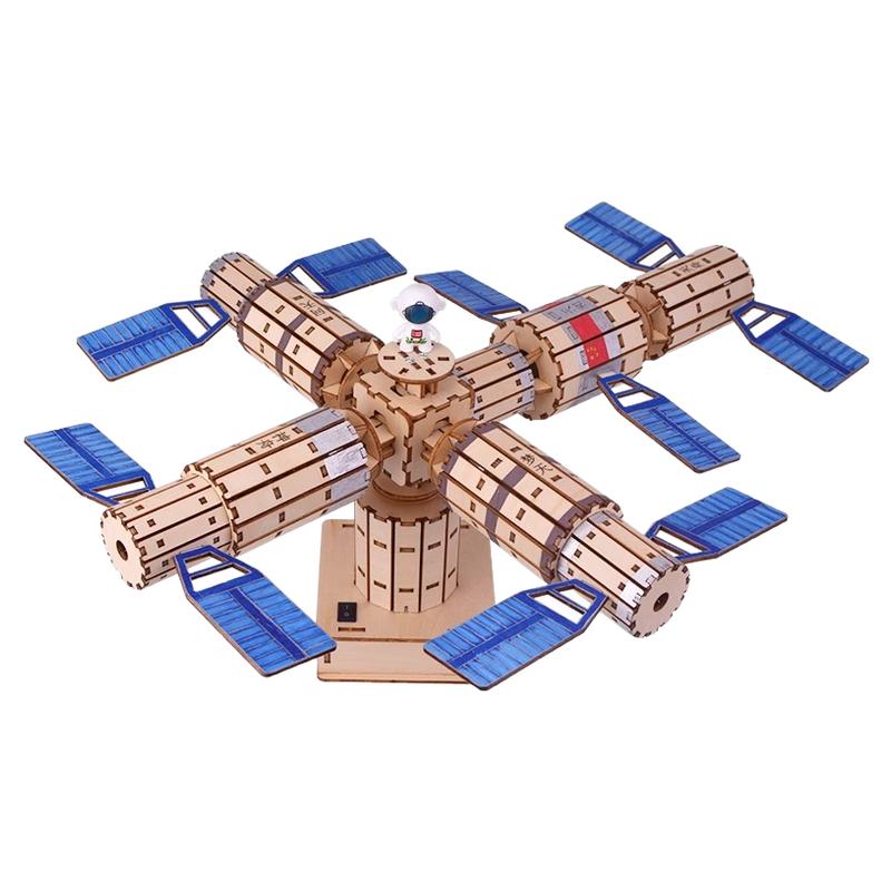 科技制作小发明航空航天空间站模型科学手工学生diy拼装玩具材料