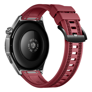 适用华为GT6手表gt6pro表带watchgt5原装同款复合编织瑞红色gt4男款硅胶按压式watch54运动gt3按键款新款腕带