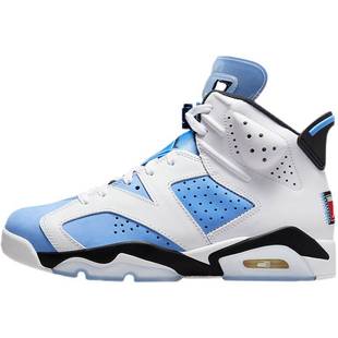 虎牙球鞋Air Jordan 6 AJ6 Retro UNC 大学北卡蓝高帮 CT8529-410