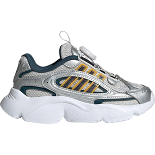 Adidas/阿迪达斯正品三叶草小童网眼运动轻盈老爹鞋JR8366