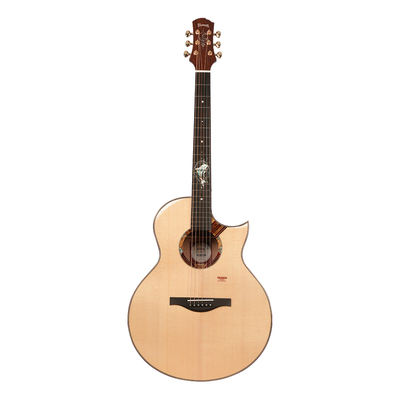 楚门吉他云杉木单板民谣海豚物语