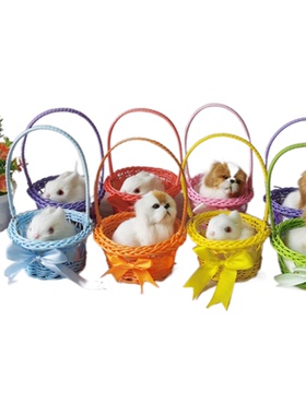 仿真狗吊篮兔子动物直供世龙骏图