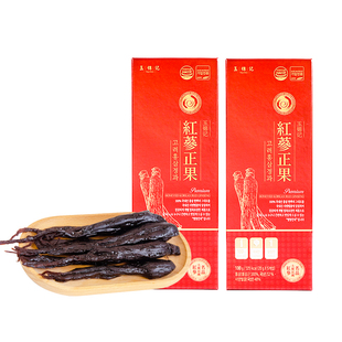 玉锦记韩国高丽参整支红参蜂蜜鲜人参蜜片即食礼盒送礼部分临期