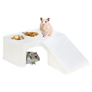 仓鼠笼子造景平台百搭二层实木隔板双层木质楼梯平板玩具豪华别墅