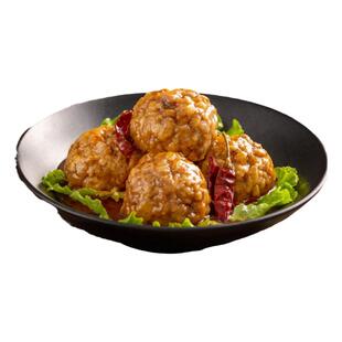 鲜大嘴正宗淮扬狮子头500g淮安钦工肉圆加热即食快手菜熟食多口味