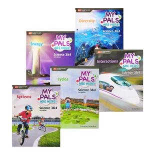 正版促销 新加坡小学科学教材学生用书3 4年级my pals are here  Science STEM 科学主题分册讲 英文原版