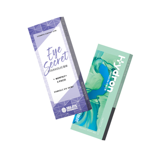 【自营】海昌星眸印象之美隐形眼镜美瞳月抛2片大小直径自然正品