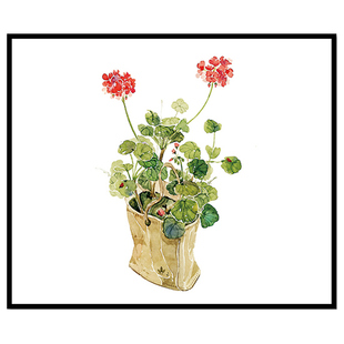 鳟鱼电表箱遮挡箱装饰画定制长方形画北欧横版家用客厅免打孔挂画