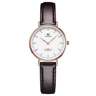 天王正品简约静音女士手表