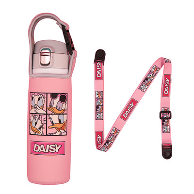 水杯保护套保温杯套带可斜挎提绳