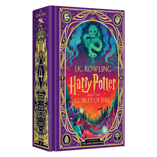 哈利・波特与火焰杯 英文原版 Harry Potter and the Goblet of Fire 第四部 精装互动插图版 魔法奇幻小说 JK罗琳 9-12岁课外阅读