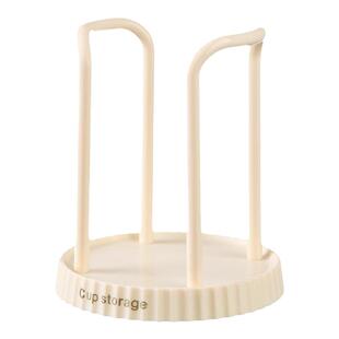 桌面纸杯收纳架家用饮水机吧台奶茶咖啡店一次性杯子取杯器置物架