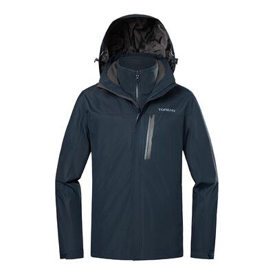 探路者冲锋衣男保暖外套