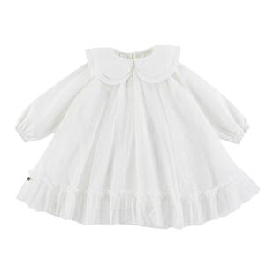 韩国进口女婴儿裙子秋装连衣裙一周岁生日宴会礼服女宝宝公主裙