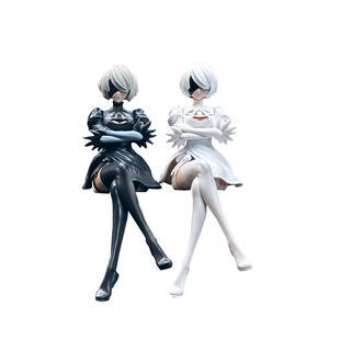 尼尔机械纪元尤尔哈A2手办尤哈儿2B车载摆件汽车中控台车内装饰品