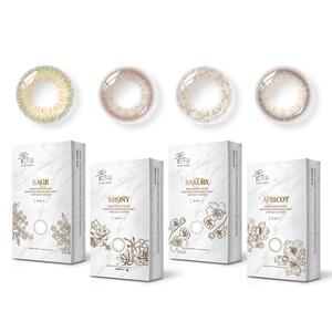 晶硕美瞳半年抛彩色隐形眼镜水润舒适