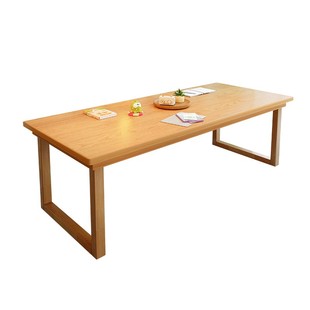 原木餐桌2025新款桌椅组合商用餐饮客厅家用长桌子实木简易工作台