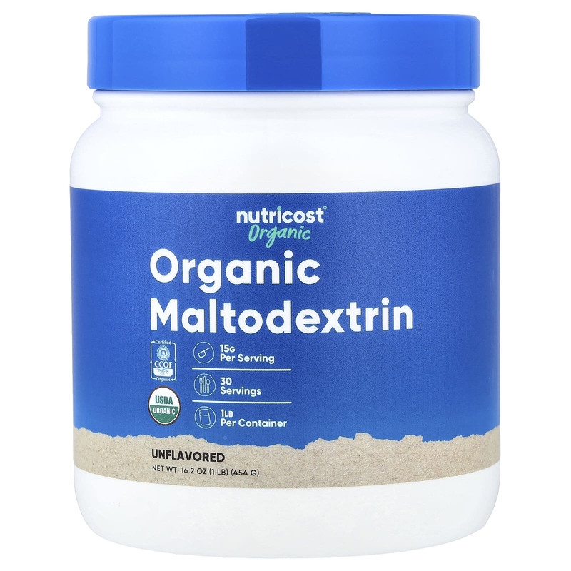 Nutricost有机麦芽糊精粉运动耐力能量帮助糖原快速补充易溶