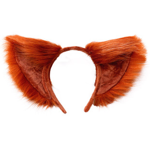 cos浣熊狐狸李元芳老鼠猫咪发箍耳朵万圣节头箍发饰原创手作兽耳
