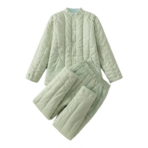 女士纯手工棉花棉袄棉裤套装棉服