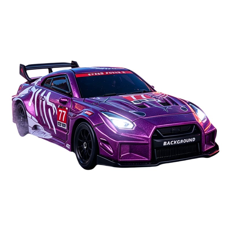 1:43全比例迷你遥控车rc四驱漂移桌面小型赛车玩具男孩合金模型车