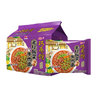 统一红油牛肉面方便面