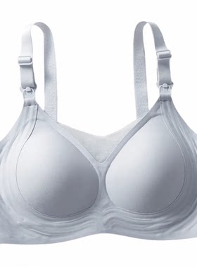 孕妇文胸聚拢哺乳内衣薄款收副乳
