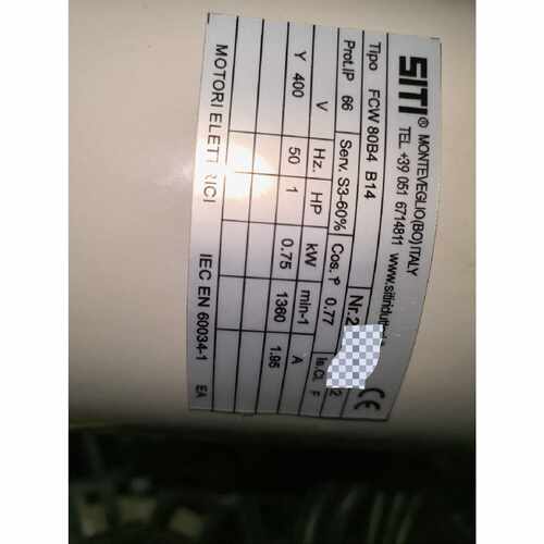 〔议价-可维修〕SITI西蒂三相异步电机 型号FCW 80B4 B14 意大