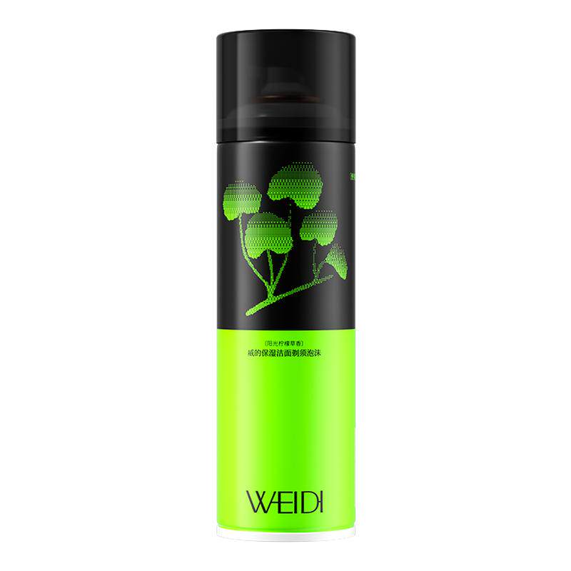 百利WEIDI剃须泡沫男士剃须膏剃须软化248ml/瓶手动刮胡刀配件