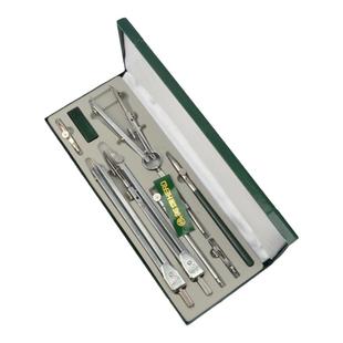 英雄绘图仪器9件套工具23件套建筑机械土木工程制图圆规套装H4023多功能设计组合4030水电画绘图金属30件21