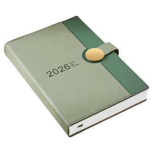 2026年日程本定制笔记本子简约计划记录本自律打卡效率本a5记事本