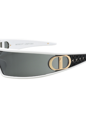 MOSCOT LEMTOSH太阳镜男发箍式白色眼镜框高级感造型圆弧形墨镜女