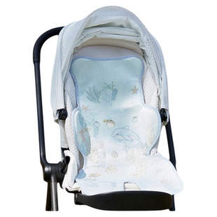 【清仓】gb好孩子婴儿推车夏凉席冰丝凉垫餐椅安全座椅用席子防滑