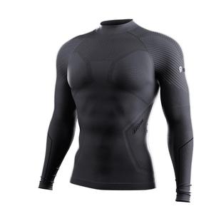 Monster Guardians 男子一体编织吸湿排汗紧身高弹运动训练长袖