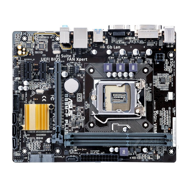 Gigabyte/技嘉 B85M-D3V华硕B85M-K台式机电脑主板E3-1231V3 1150