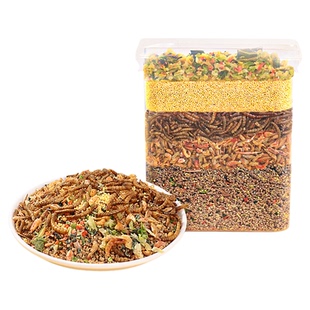 宠宠仔八哥鸟食饲料零食面包虫干鹦鹉专用品鸟粮食八哥粮食物1