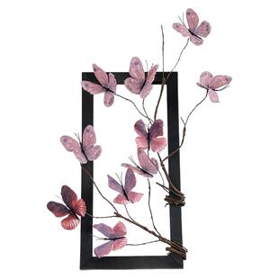 仿真蝴蝶相框枯枝摆件客厅装饰品办公室桌面仿真花艺民宿摄影摆设