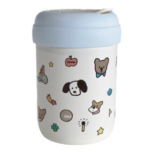 WOOMOJIxdawan随行杯习惯可爱高颜值女生水杯保温便携夏季插画杯