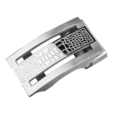 无牙自动扣皮带头高档商务腰带头