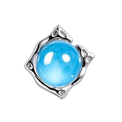 DIY配件925纯银珍珠手链吊坠空托