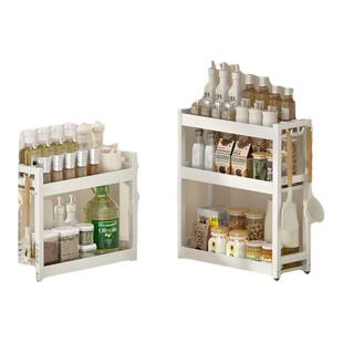 调料置物架窄款厨房调料架子台面小型油盐酱醋调味料品收纳架灶台