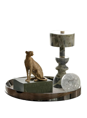 一匚现代花艺台灯摆件客厅茶几