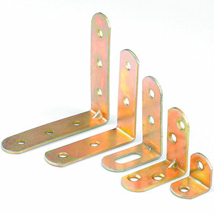 平面直角角码4孔L型角码支架家具连接件90度角码角铁层板托架包邮