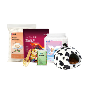 炫耀仓鼠浴沙棉窝纸棉木棉大礼包