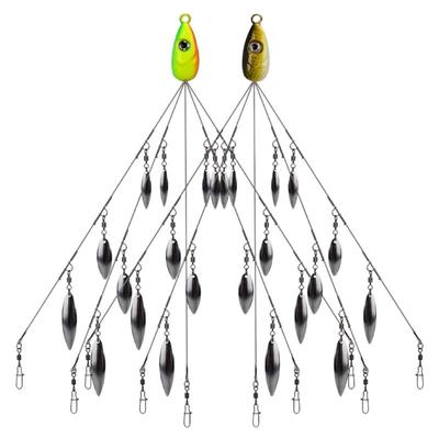 阿拉巴马路亚群攻钓组仿别针拟饵