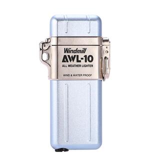 日本进口Windmill风车防风打火机原装正品轻充气户外防水电子火机