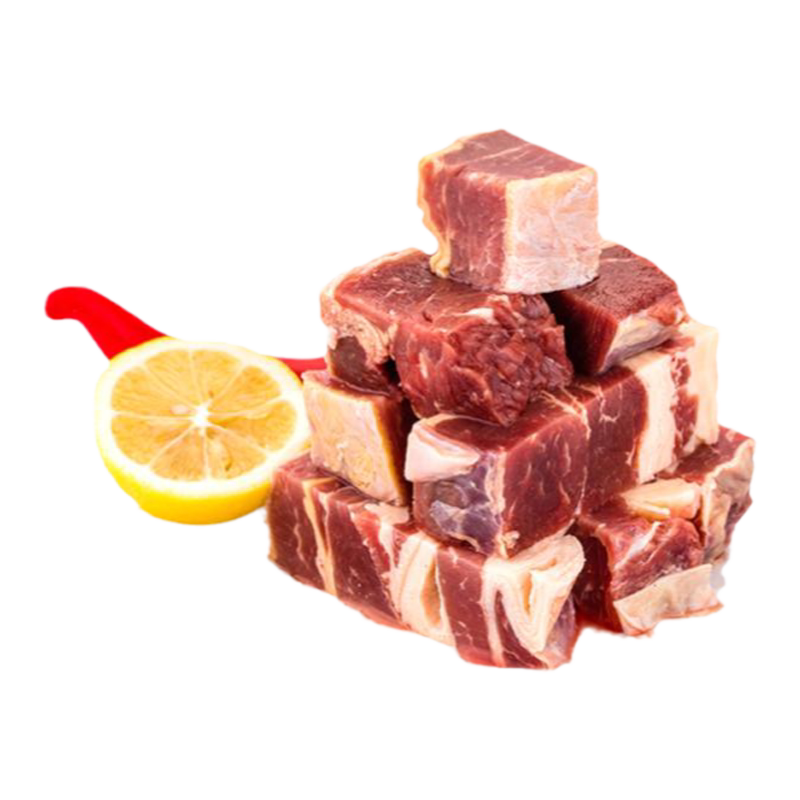 绿祥内蒙古呼伦贝尔清真草饲牛腩生牛肉牛腩块500g两份包邮