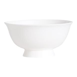 唐山纯白骨瓷4.5英寸吃饭碗白色陶瓷碗6寸面碗7寸汤碗8寸大碗家用